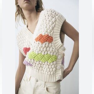 Zara sweater vest